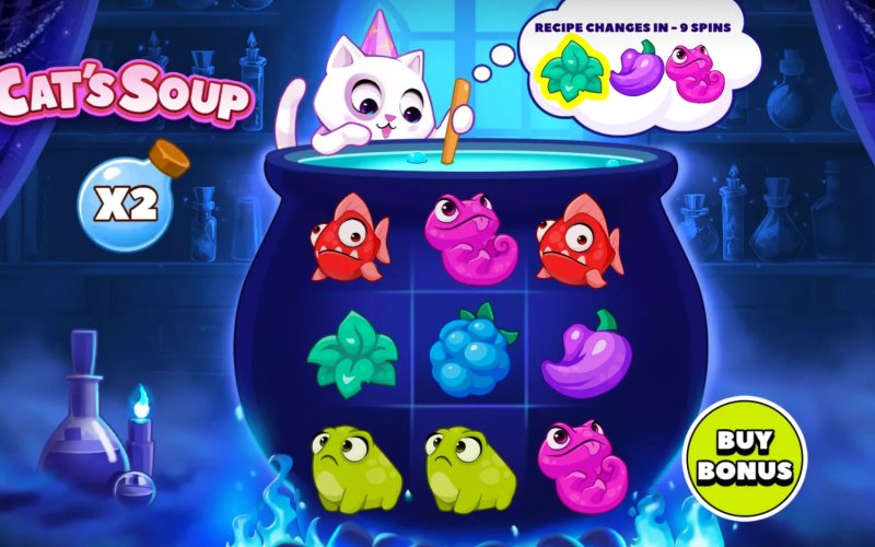 BGaming Launches Magical Slot Cat’s Soup with Unique Recipe Feature