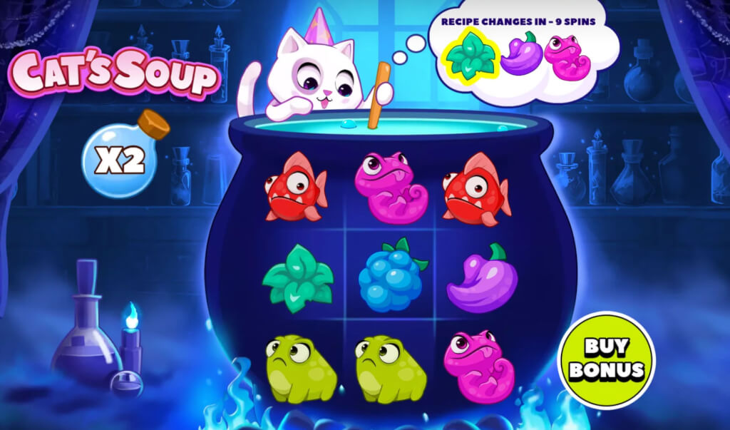BGaming wprowadza magiczny slot Cat’s Soup z unikalną funkcją przepisów